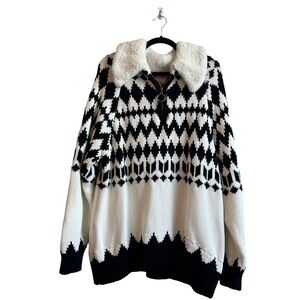 MUMU Shearling Sweater